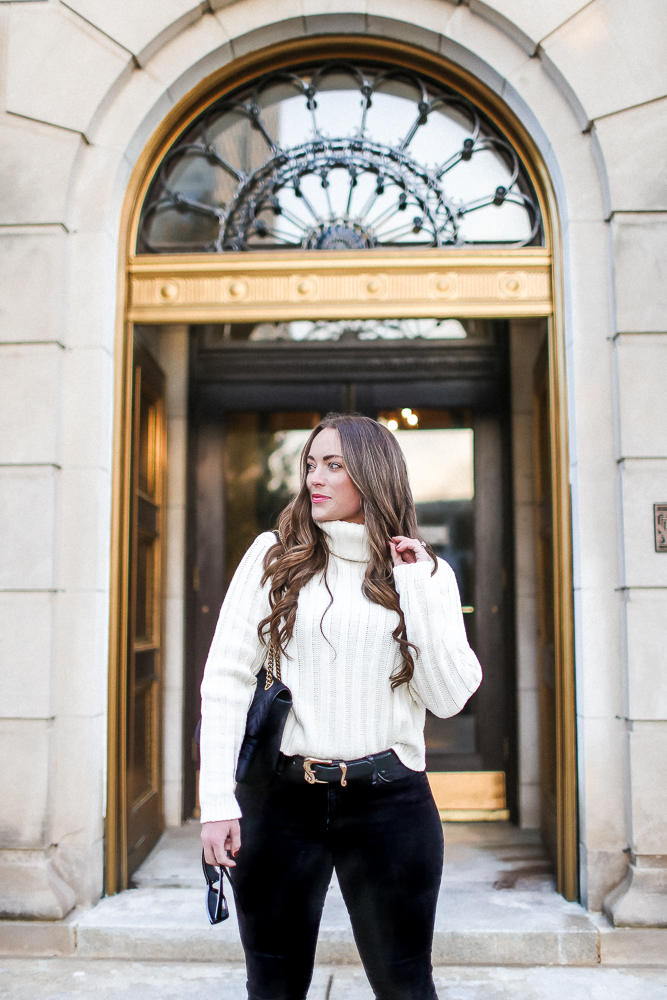 Cream & Black Outfit Combo • Brittany Ann Courtney