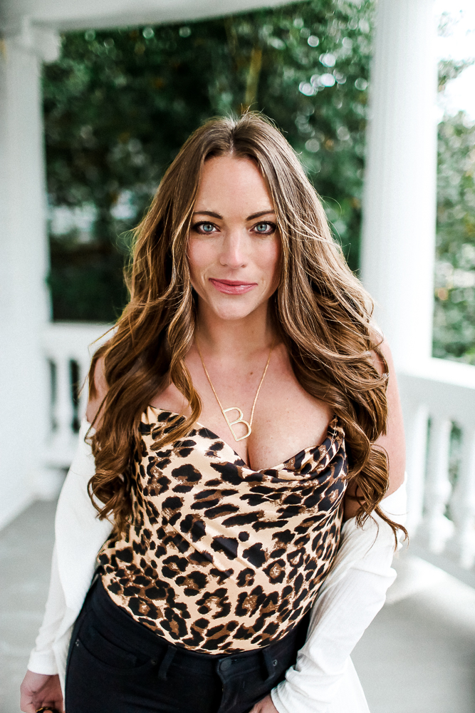 Nasty Gal Leopard Camisole