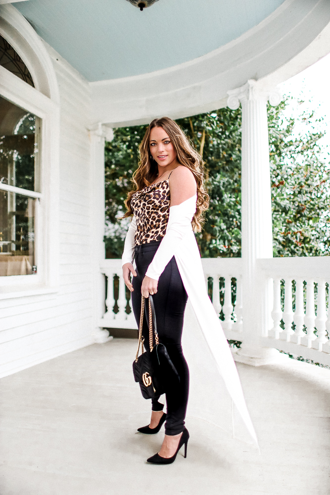 Nasty Gal Leopard Camisole