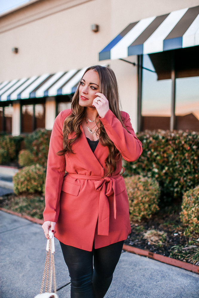 Valentine's Day Blazer Dress 