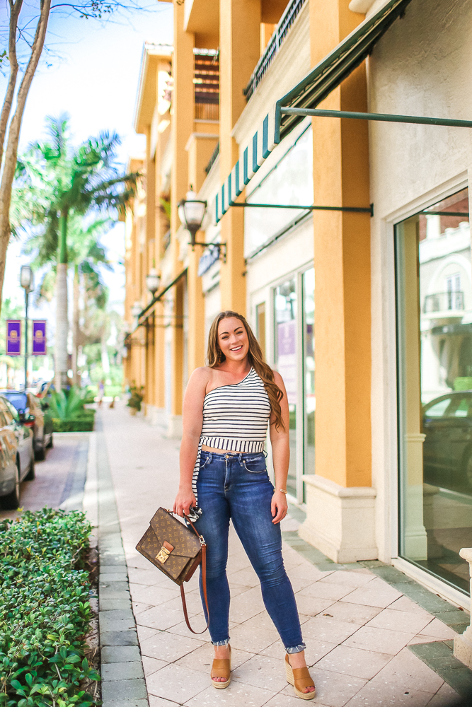 Stripe One Shoulder_NAKD_BRITTANYANNCOURTNEY_BocaRaton