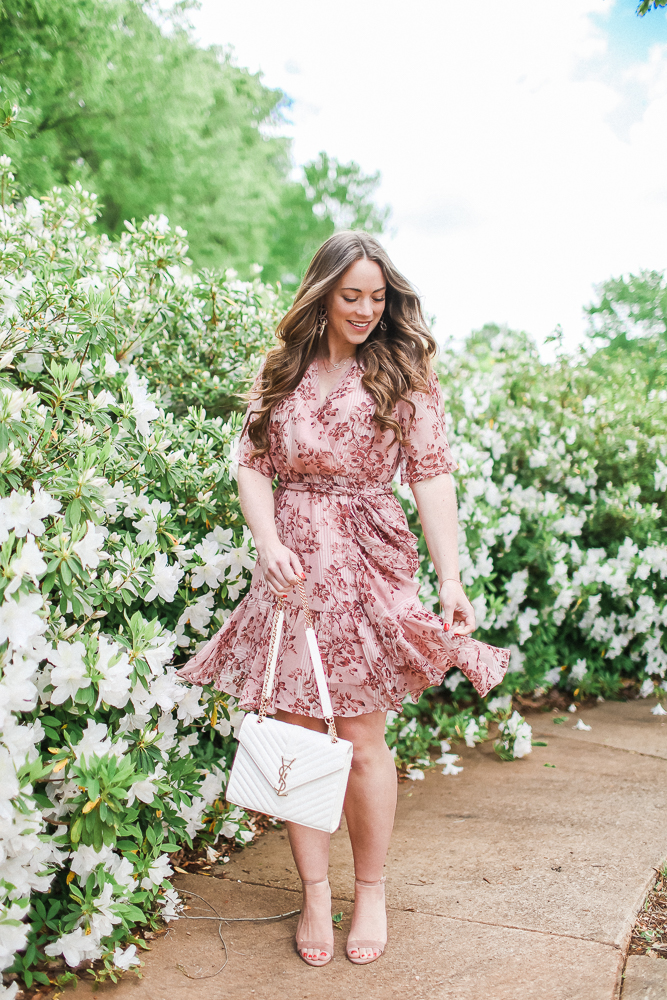 Boutique Spring Floral Mini Dress 