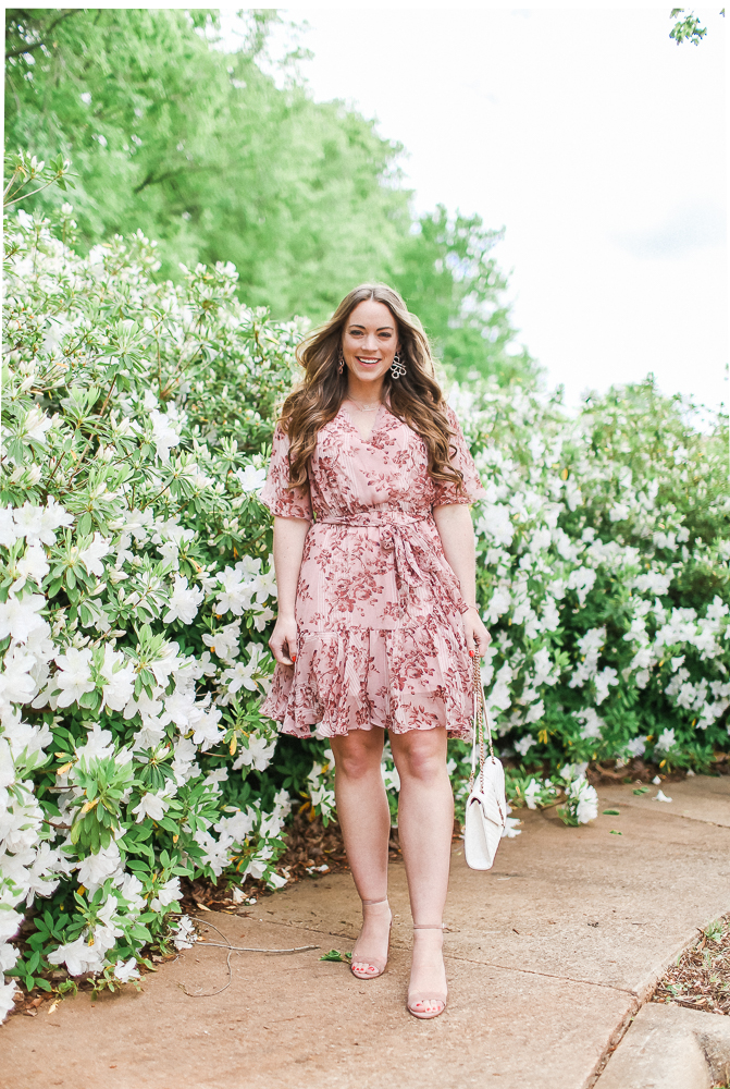 Boutique Spring Floral Mini Dress 