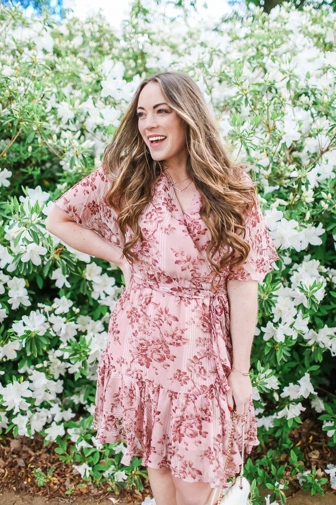 Boutique Spring Floral Mini Dress