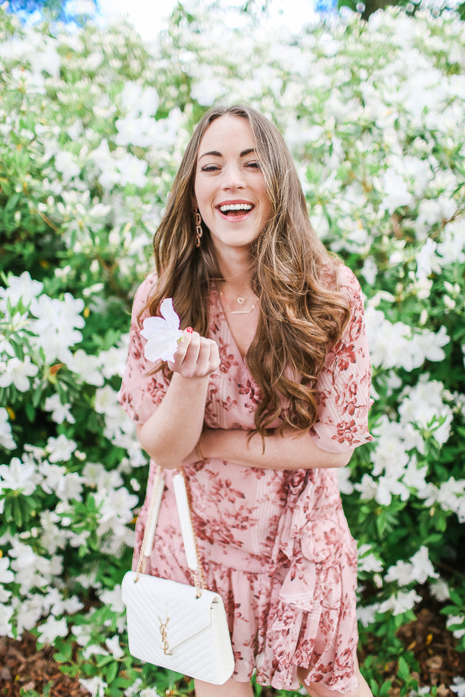 Boutique Spring Floral Mini Dress 