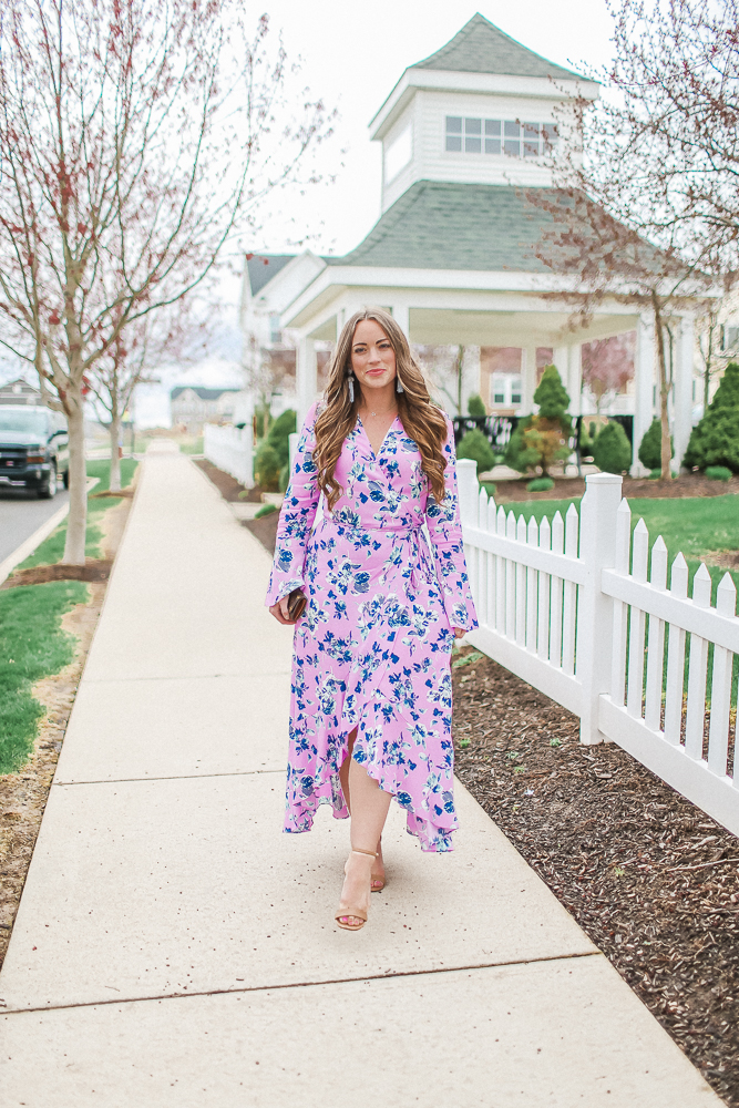 Floral Midi Easter Dress