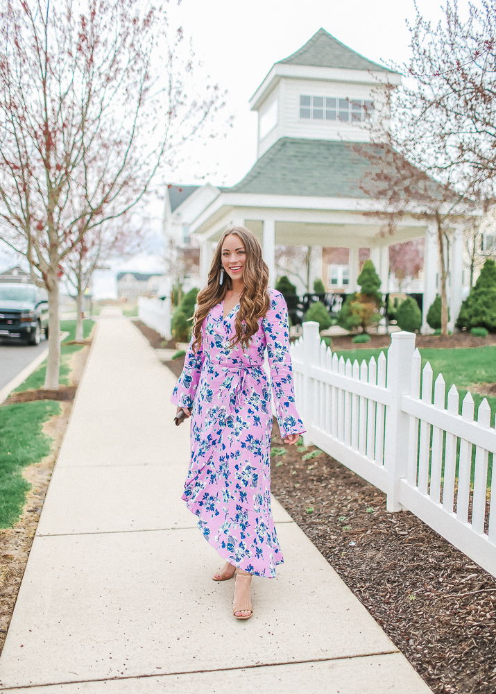 Floral Midi Easter Dress