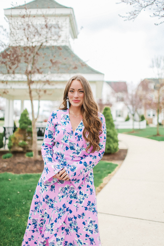 Floral Midi Easter Dress