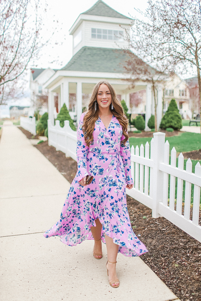 Floral Midi Easter Dress