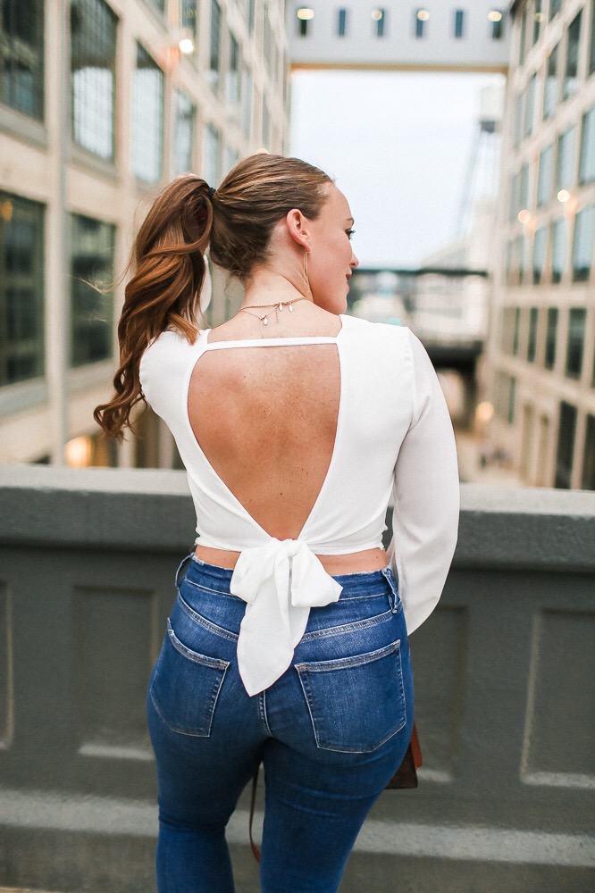 Backless Wrap Top Amazon Prime Find