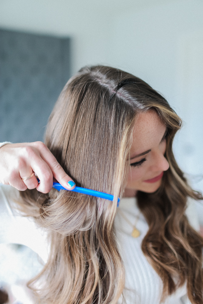 Brittany Ann Courtney Blending Luxy Hair Extensions