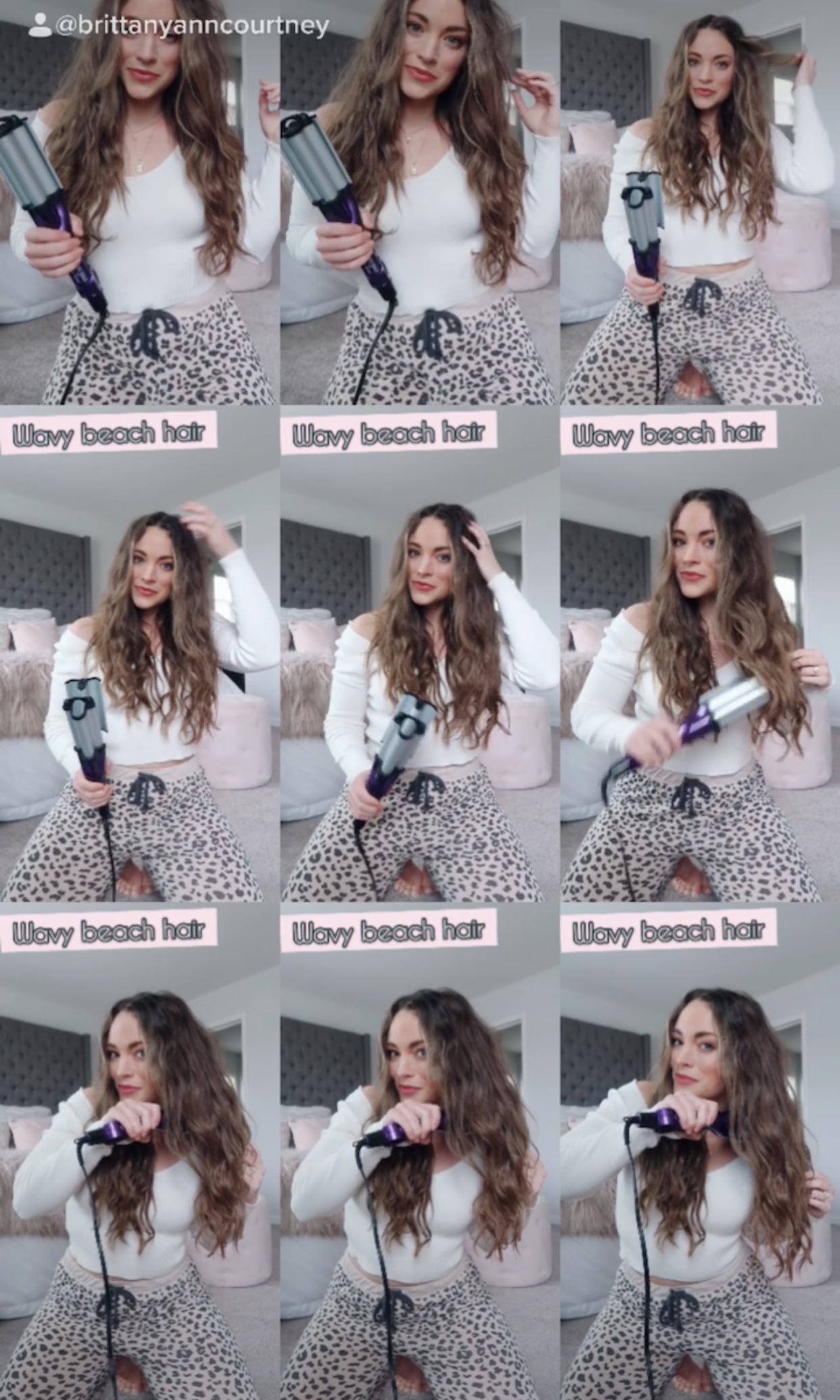 Wavy Beach Hair Tutorial 