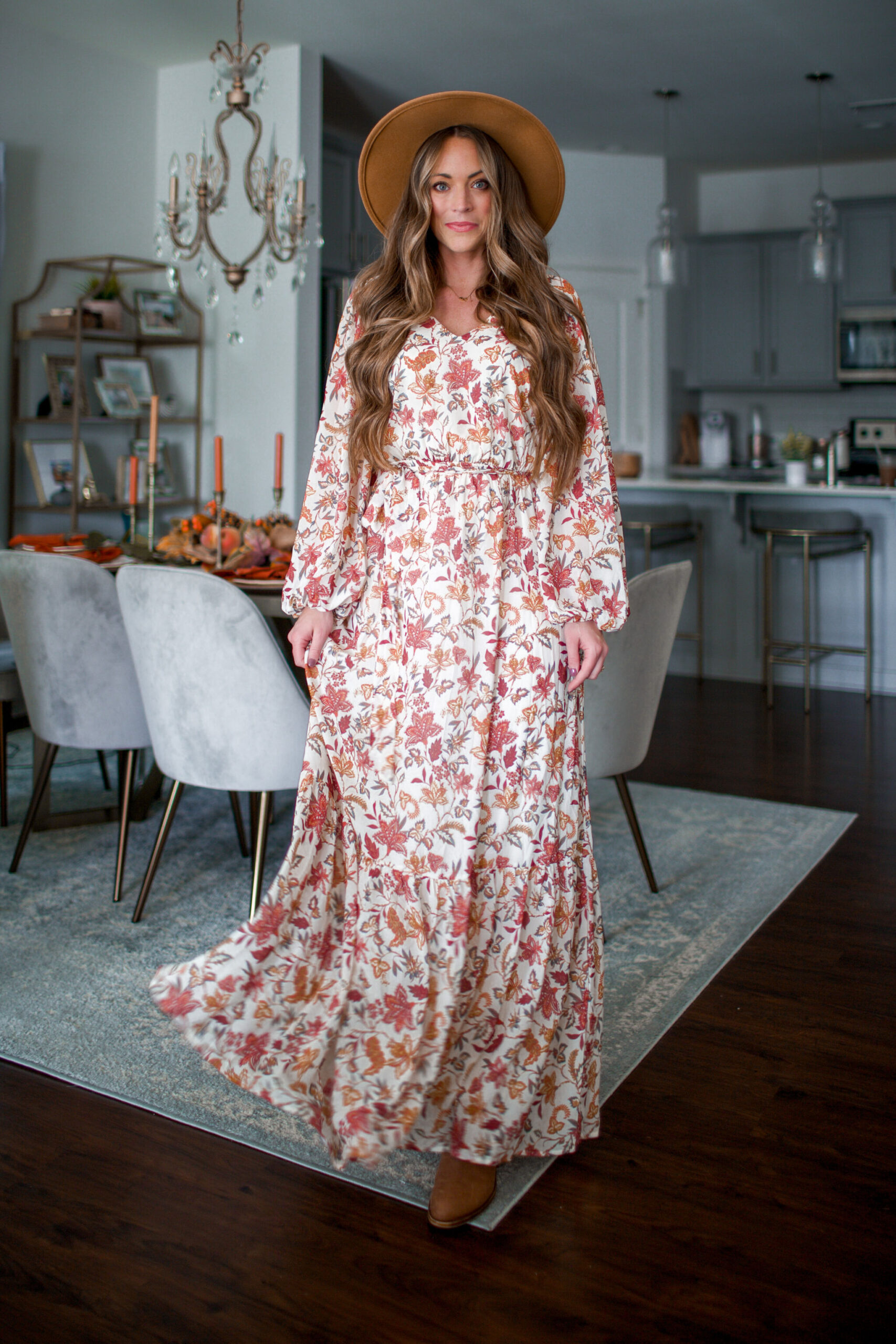 Red dress Boutique Autumn Maxi Dress