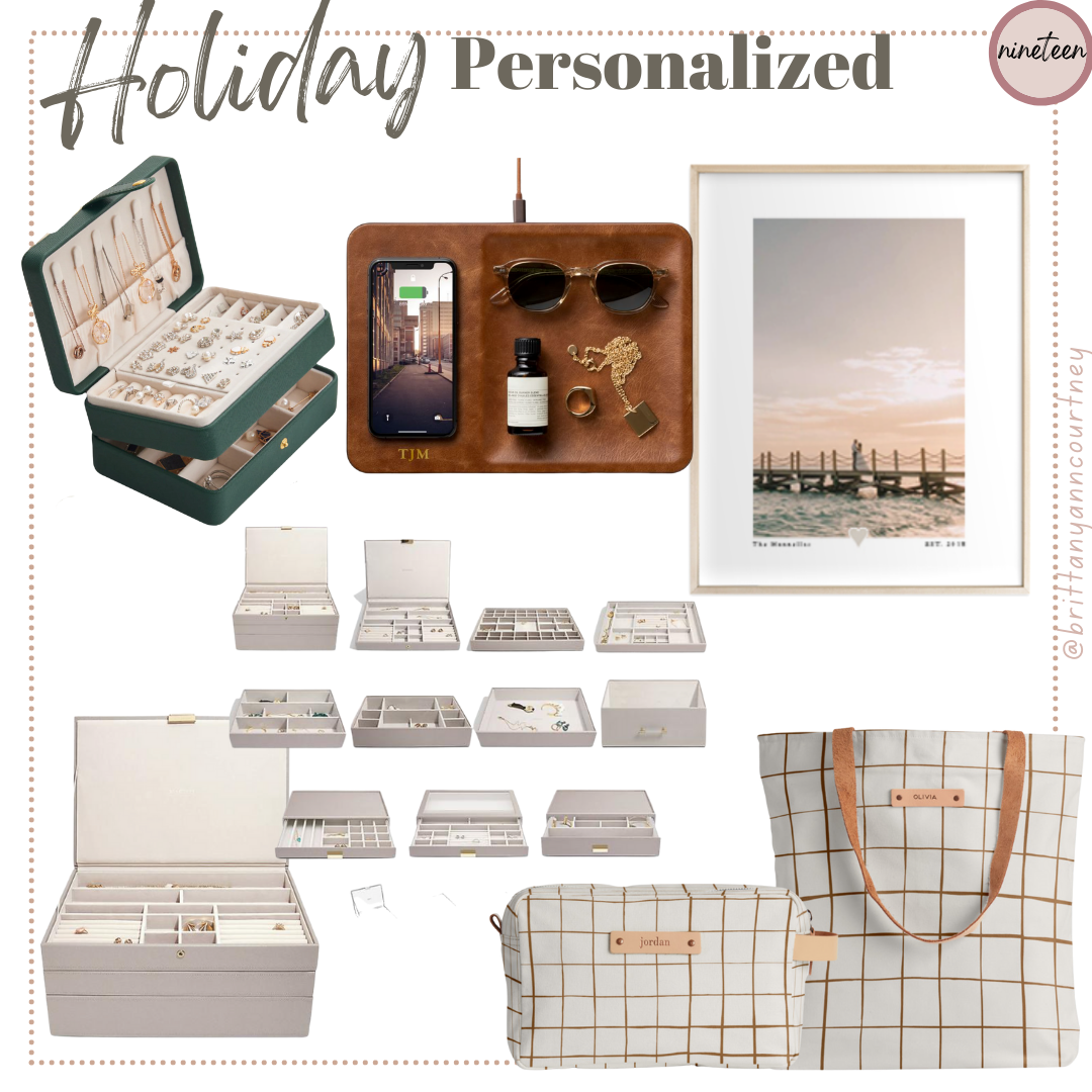 Holiday Gift Guide Personalized Gifts