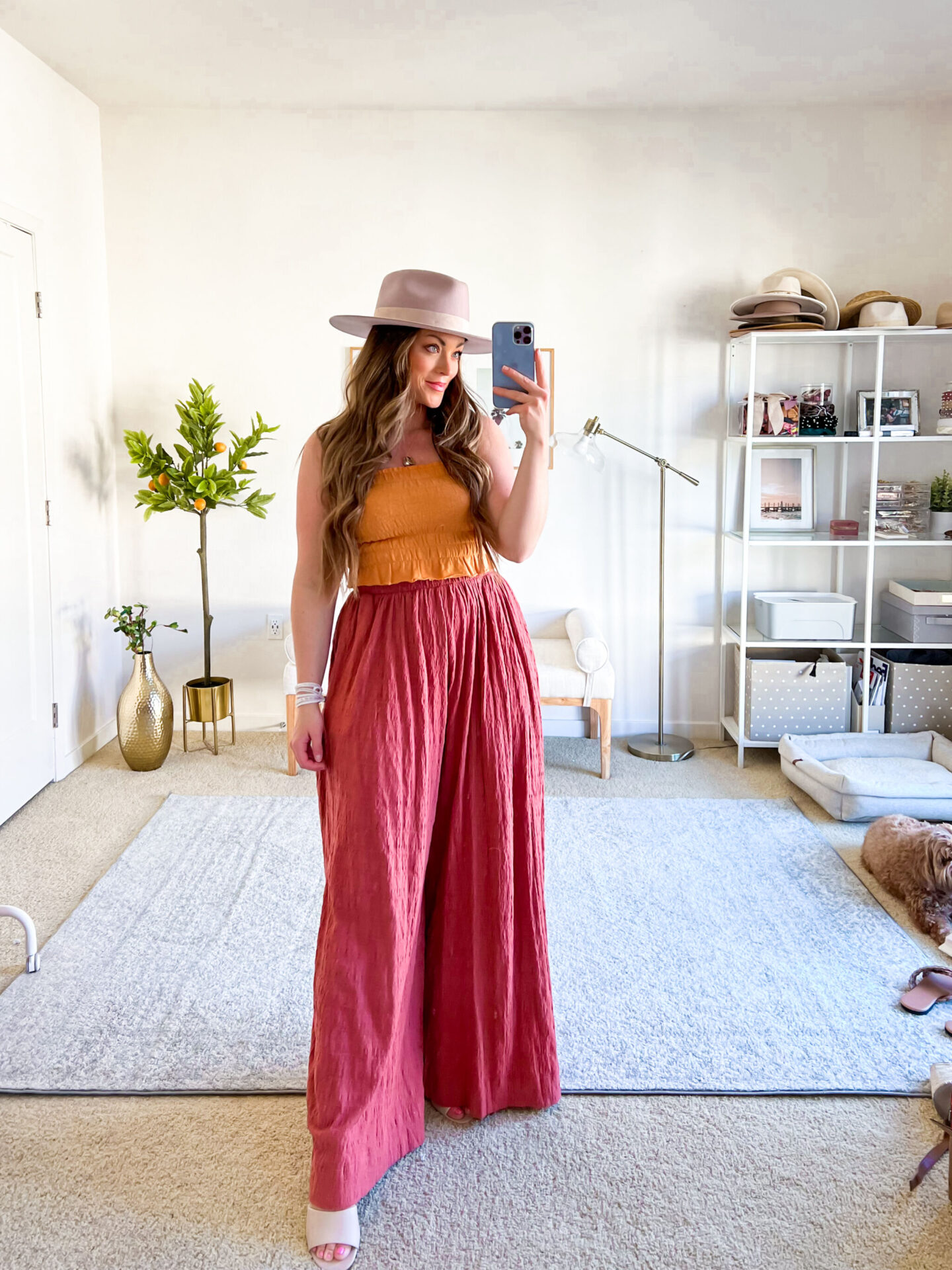 Fashion blogger Brittany Ann Courtney wears Free People Solange Set